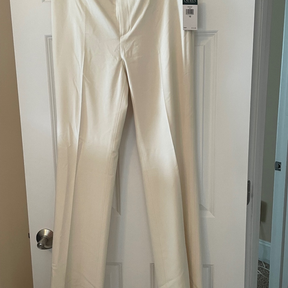 Ralph Lauren cream colored slacks